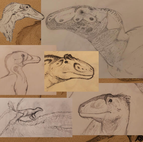 Traditional Sketch Collage