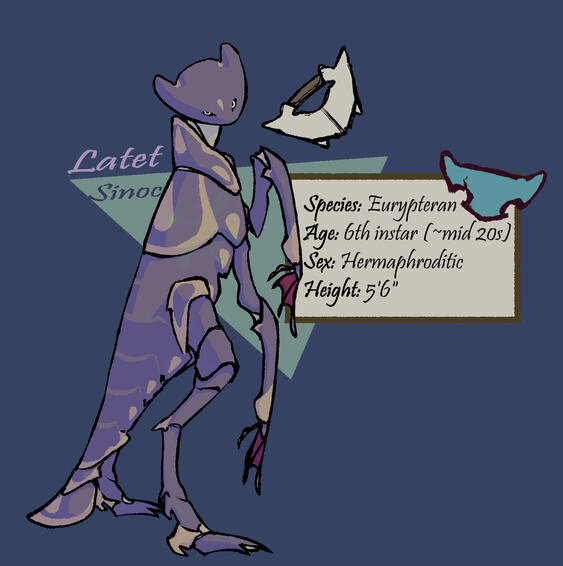 Latet Sinoc ◇ line art full + colour + shading + simple background ◇ $40