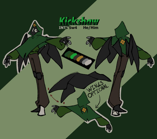 Kickshaw ◇ line art full + flipped full + colour + simple background ◇ $53