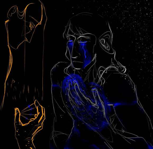 Jonekai's Folly ◇ sketch halfbody + headshot + simple background ◇ $25